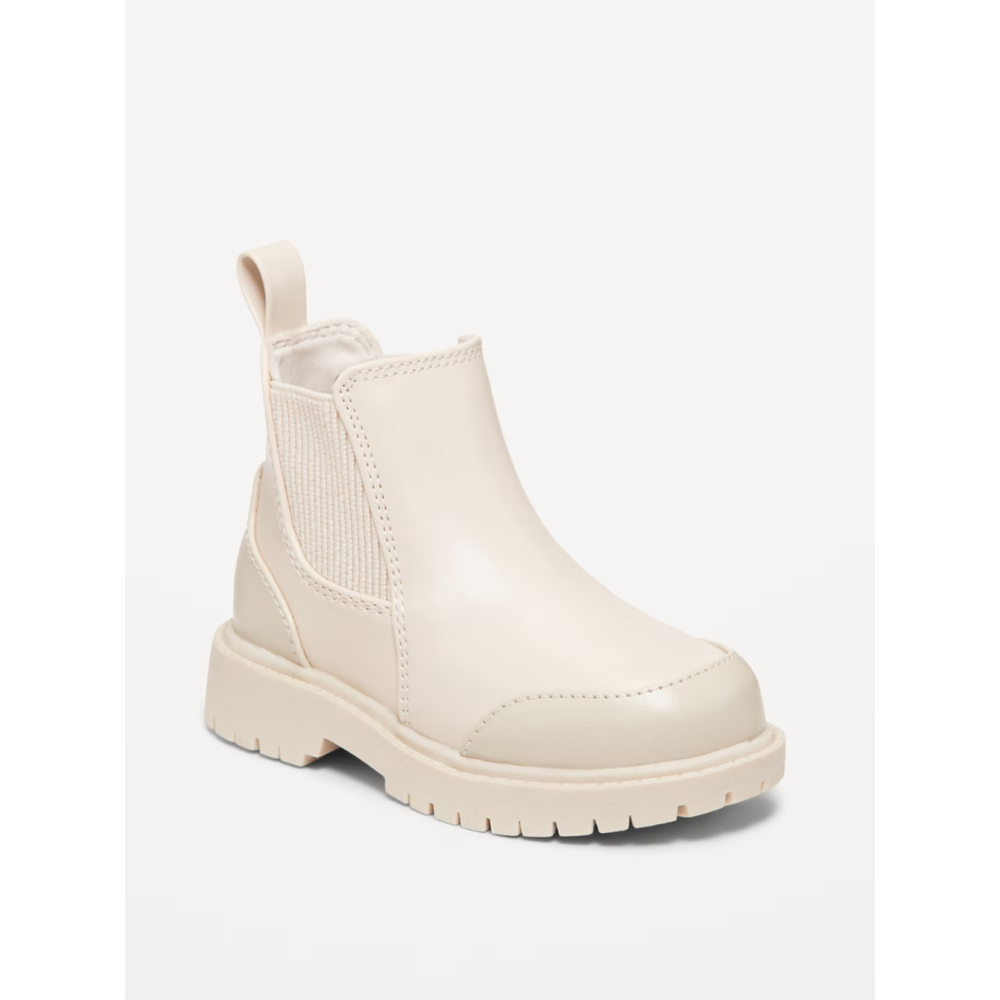 Unisex Faux-Leather Chelsea Boots for Toddler